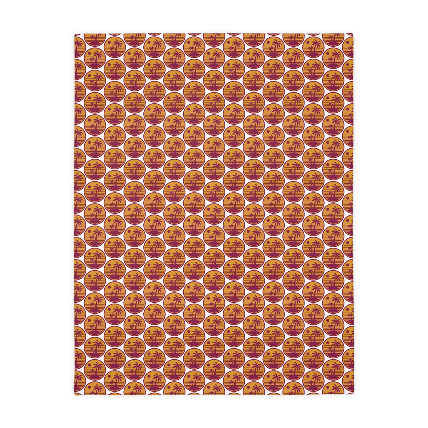 Celestial Pumpkin Pattern Blanket — Cozy Halloween Velveteen Throw