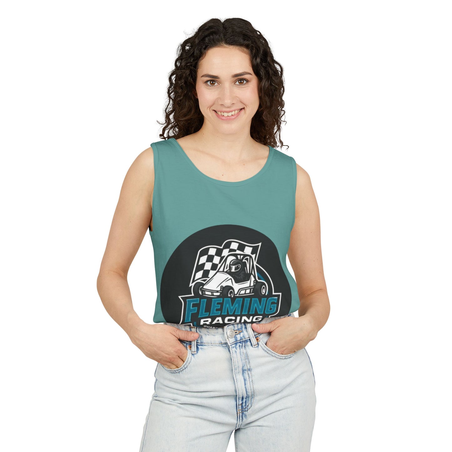 Fleming Racing Tank Top — Motorsports Graphic Tank