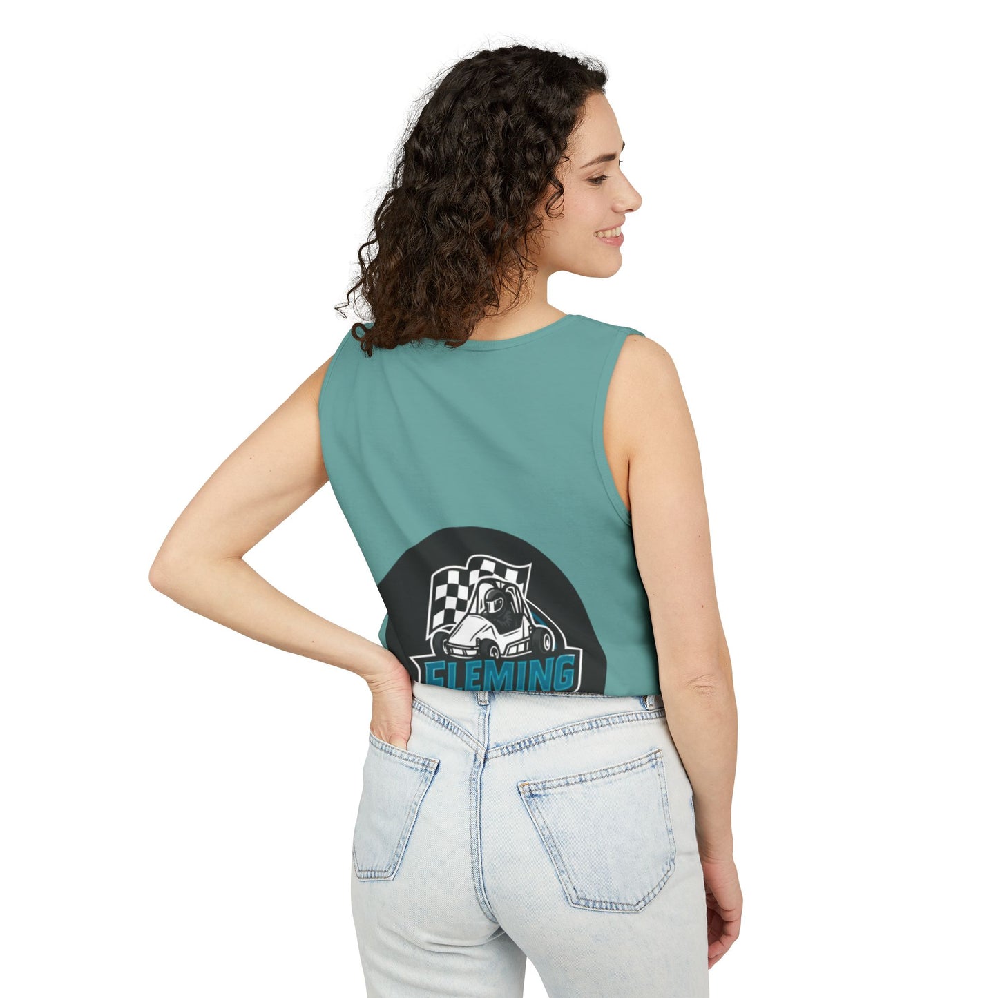 Fleming Racing Tank Top — Motorsports Graphic Tank