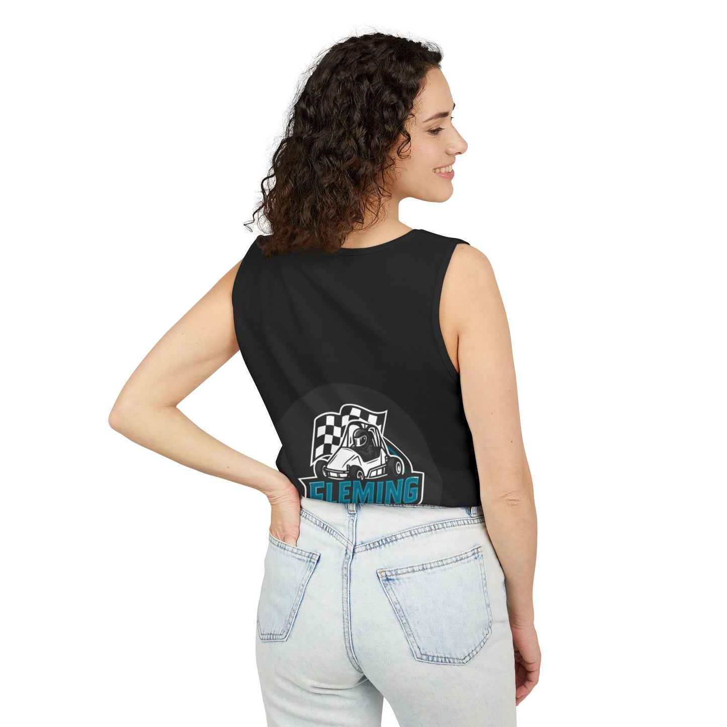 Fleming Racing Tank Top — Motorsports Graphic Tank
