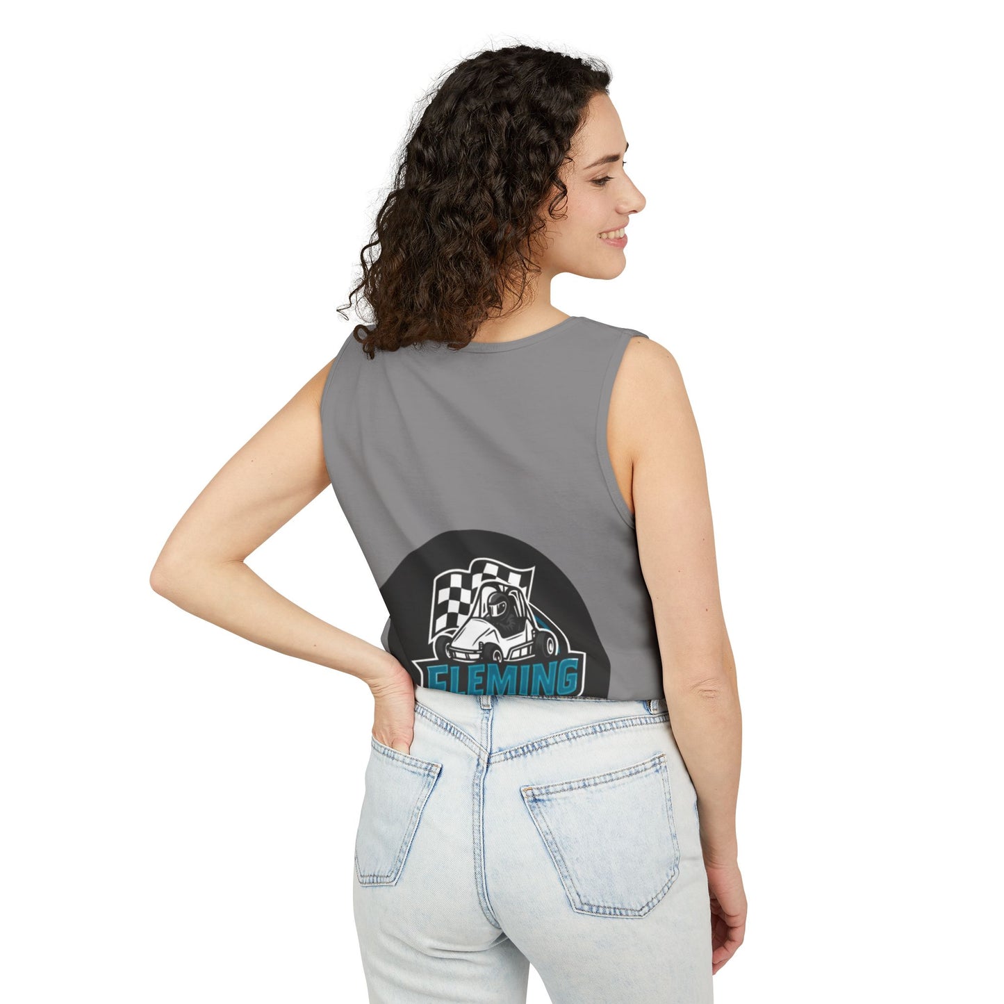 Fleming Racing Tank Top — Motorsports Graphic Tank