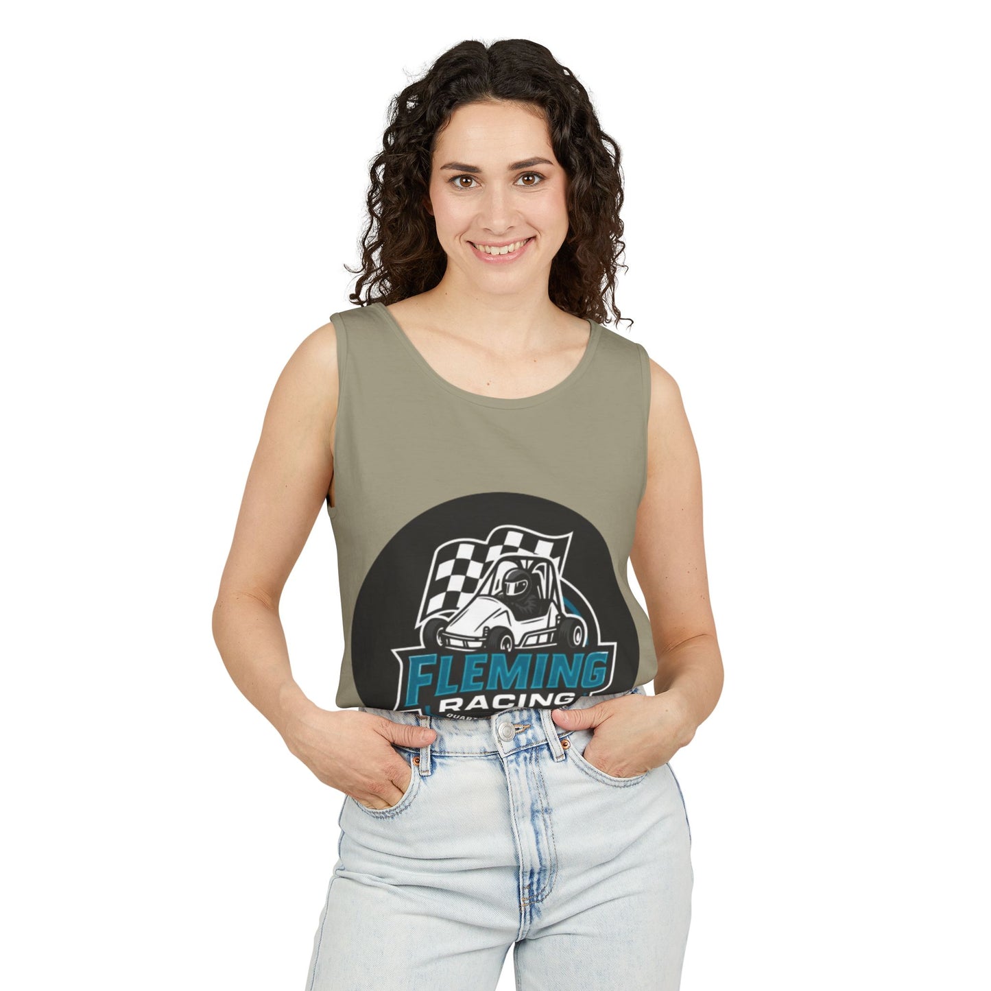 Fleming Racing Tank Top — Motorsports Graphic Tank