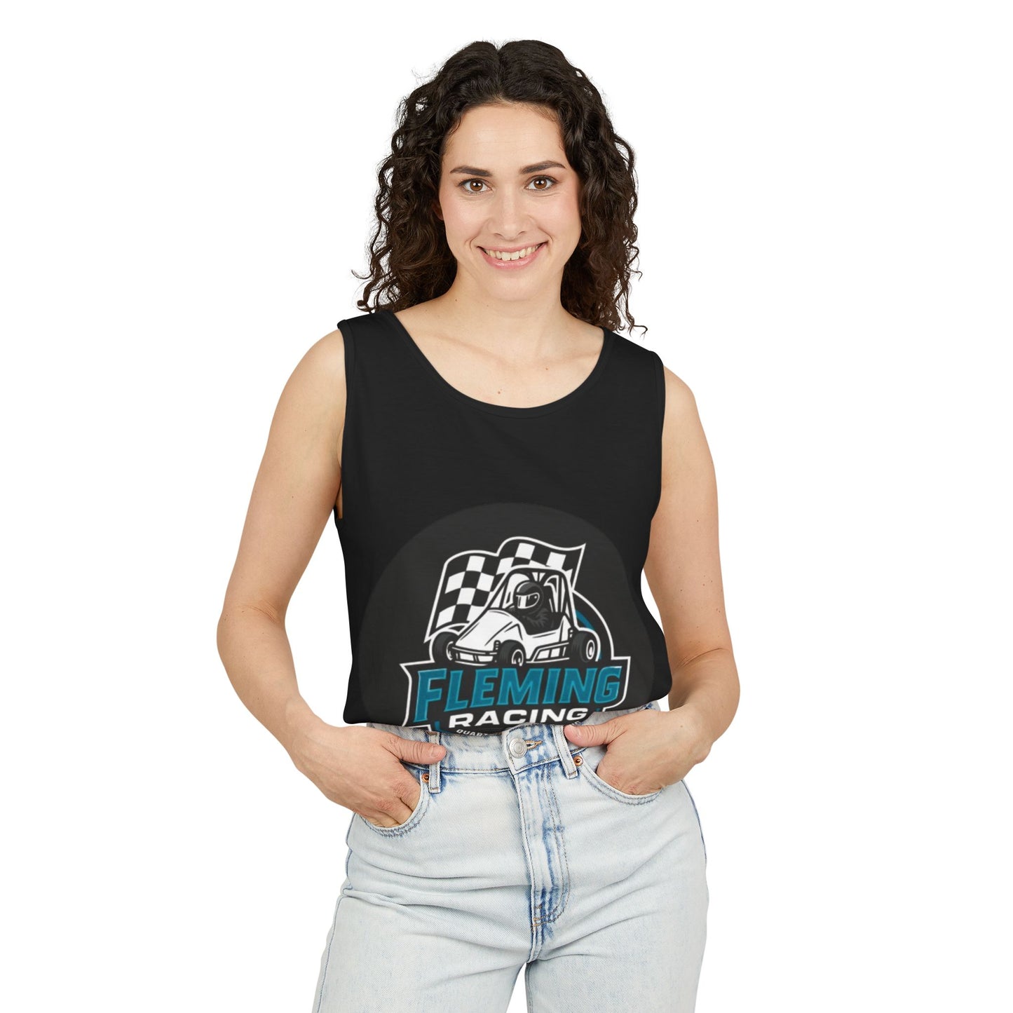 Fleming Racing Tank Top — Motorsports Graphic Tank