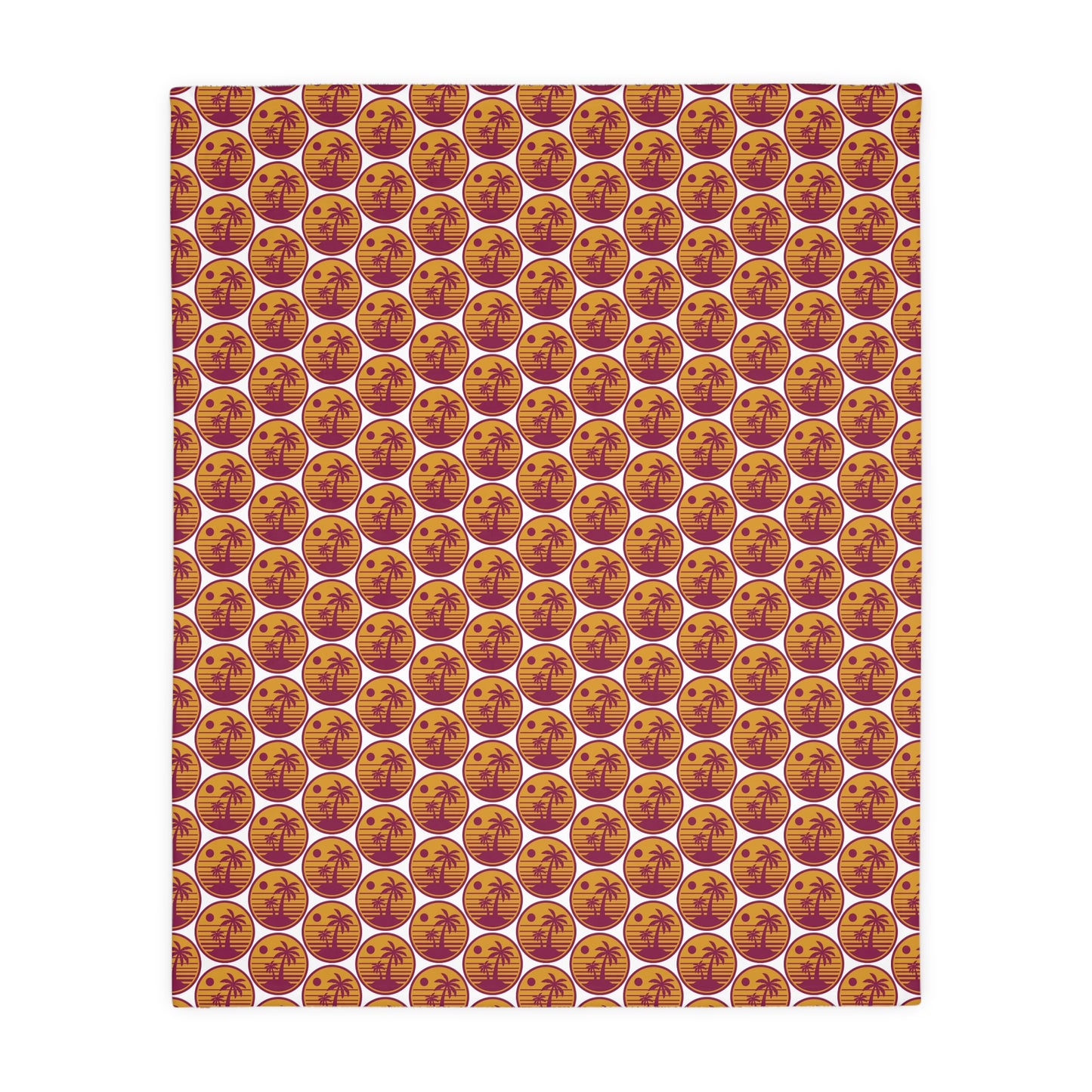 Celestial Pumpkin Pattern Blanket — Cozy Halloween Velveteen Throw