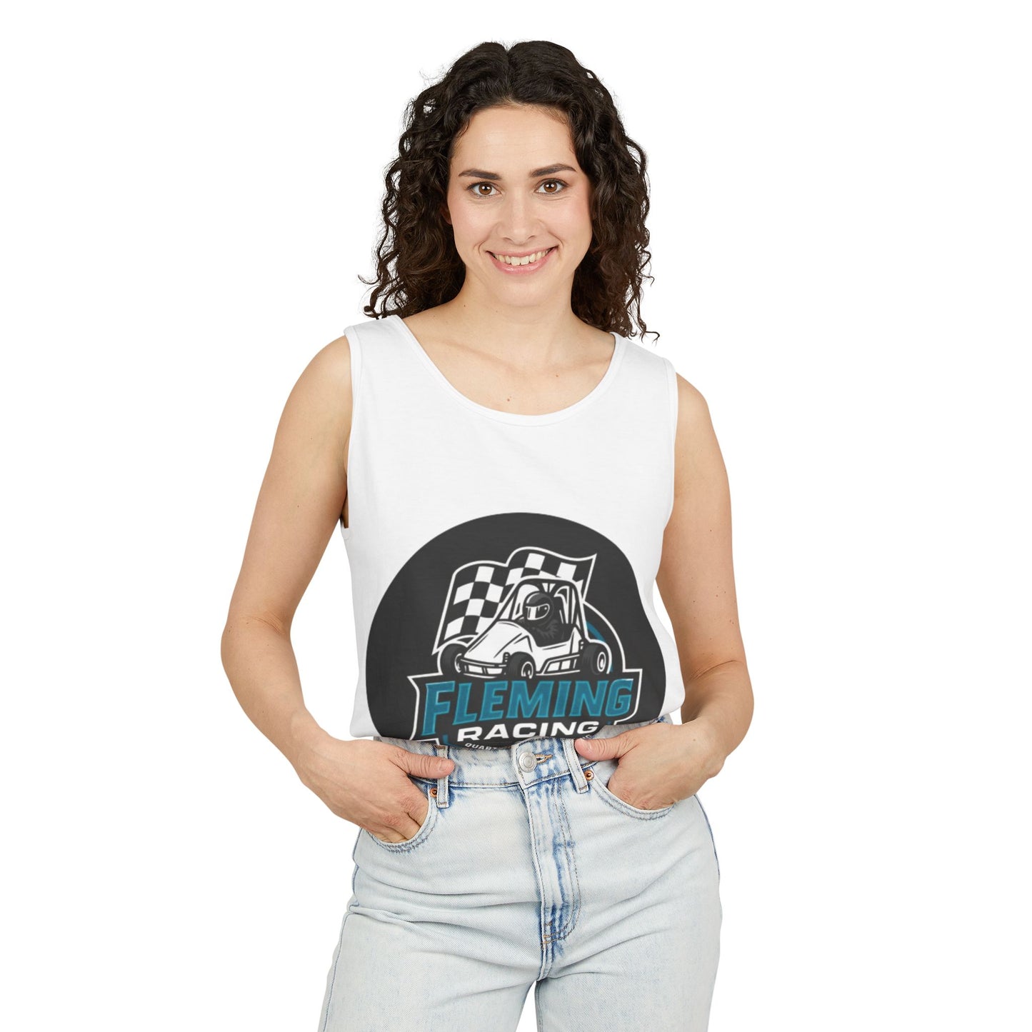 Fleming Racing Tank Top — Motorsports Graphic Tank