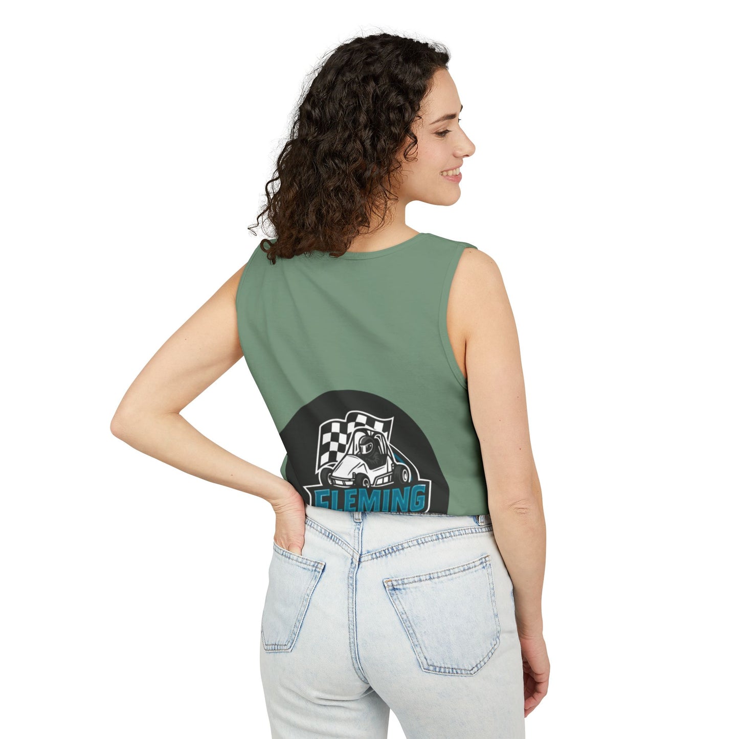Fleming Racing Tank Top — Motorsports Graphic Tank